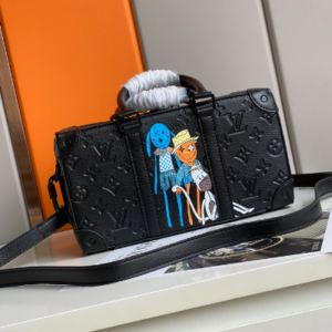 Louis Vuitton Doll Print SPEEDY SOFT TRUNK Handbag