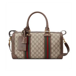 Replica Gucci GG Small Duffel Bag With Web 645017
