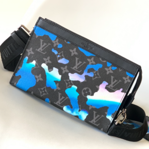 Louis Vuitton Two-Piece Gaston Wearable Wallet – Black/Blue