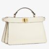 Fendi Peekaboo ISeeU East-West Bag In White Nappa