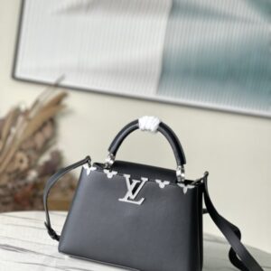 Louis Vuitton Plain Silver Buckle Trumpets – Black