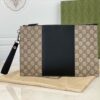 Replica Gucci Beige Canvas Pouch