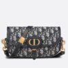 Dior Bobby East-West Bag In Blue Dior Oblique Canvas