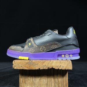 Louis Vuitton Trainer Lakers Purple & Gold Low-Top Casual Shoes, Skate Shoes for Men and Women 1A8WJ6