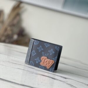 Louis Vuitton Blue Suit Clip Wallet