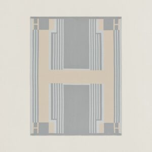 Hermes Ithaque Blanket in Grey Wool and Cashmere