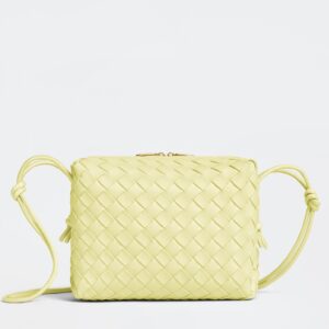 Bottega Veneta Loop Small Bag In Lantern Intrecciato Lambskin