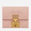 Dior French DiorAddict Wallet In Pink Lambskin
