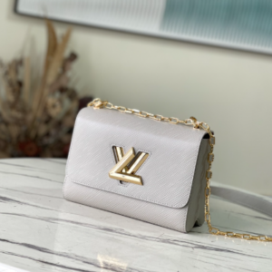 Louis Vuitton Twist MM Handbag – Gray