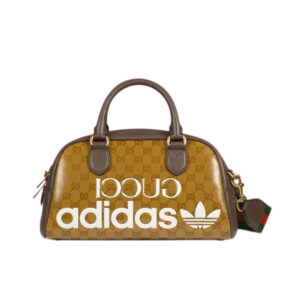 Replica adidas x Gucci Mini Duffle Bag 702397 in GG Crystal Canvas