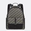 Dior 8 Backpack in Beige and Black Dior Oblique Jacquard