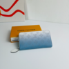 Louis Vuitton Soft Mahina Leather Zippy Wallet – Blue
