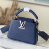 Louis Vuitton Capucines Medium-Sized Handbag – Blue