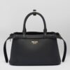 Prada Small Handbag in Black Leather with Belt