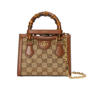 Replica Gucci Diana Crystals Mini Tote Bag 707449