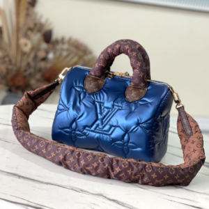 Louis Vuitton Speedy Bandoulière 25 Handbag – Blue