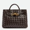 Bottega Veneta Small Andiamo Bag In Fondant Intrecciato Lambskin