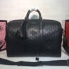 Replica Gucci AAA-Double G embossed duffle bag 625768 BLACK/RED
