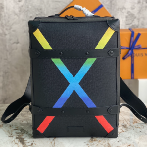 Louis Vuitton Rainbow SOFT TRUNK Small Backpack – Black