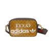 Replica adidas x Gucci Small Shoulder Bag 702427 in GG Crystal Canvas
