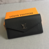 Louis Vuitton Mylockme Envelope-Style Wallet – Black