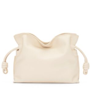 Loewe Mini Flamenco Clutch Bag In Angora Calfskin