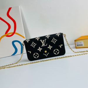 Louis Vuitton Pochette Félicie Chain Bag – Black