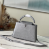 Louis Vuitton Capucines BB Small Handbag – Silver Gray