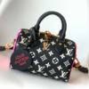 Louis Vuitton Bandoulière 20 Speedy Pillow Handbag – Black
