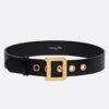 Dior Diorquake 35MM Belt In Black Calfskin