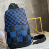 Louis Vuitton Avenue shoulder/grid Chest Bag – Blue