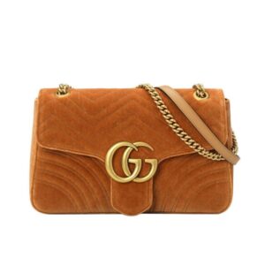 Replica Gucci GG Marmont Medium Velvet Shoulder Bag 443496