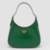Prada Shoulder Bag in Green Leather