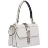 Prada Elektra Shoulder Bag In White Calfskin