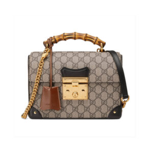Replica Gucci Padlock GG Small Bamboo Shoulder Bag 603221