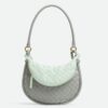 Bottega Veneta Gemelli Small Bag in Grey/Glacier Intrecciato Lambskin
